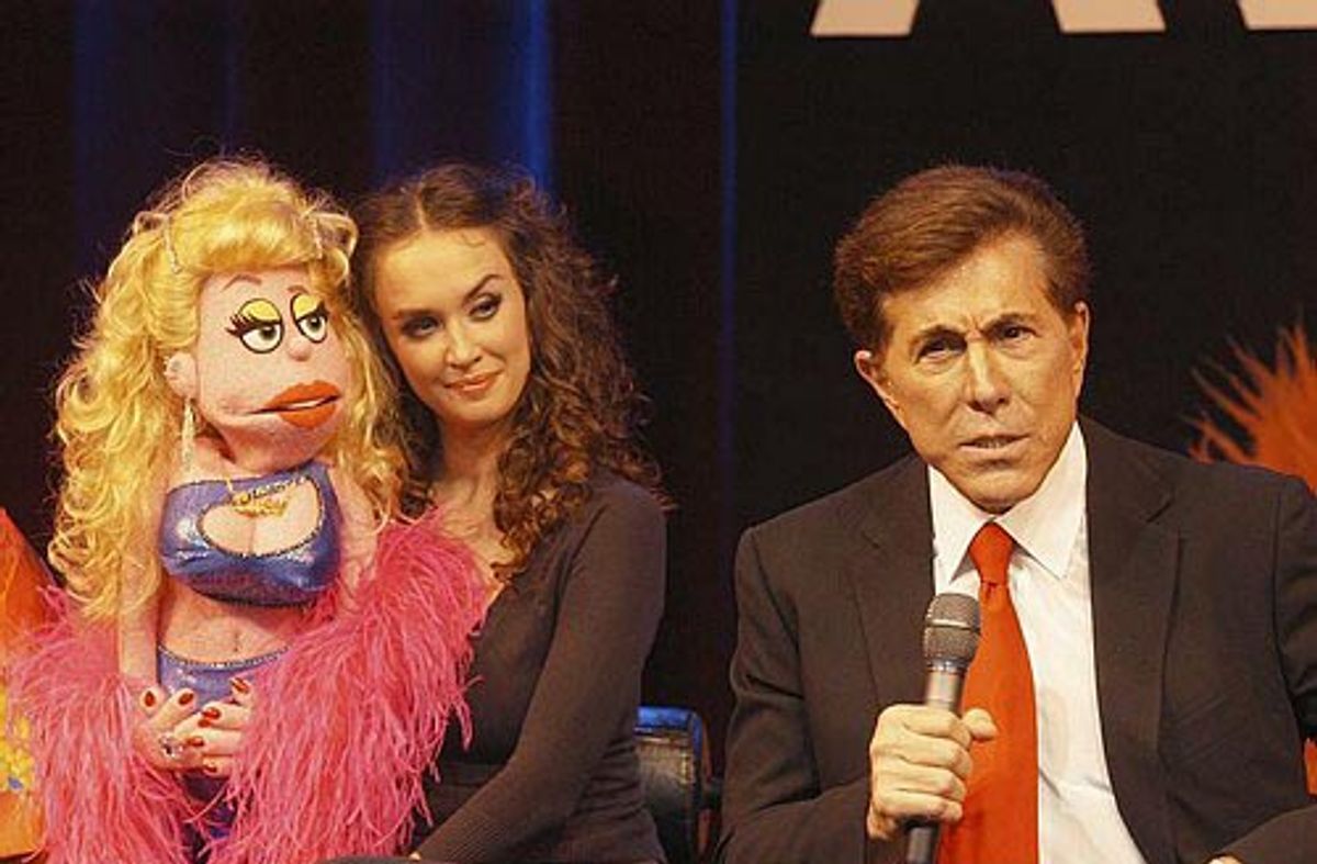 Brynn O'Malley and Steve Wynn at 