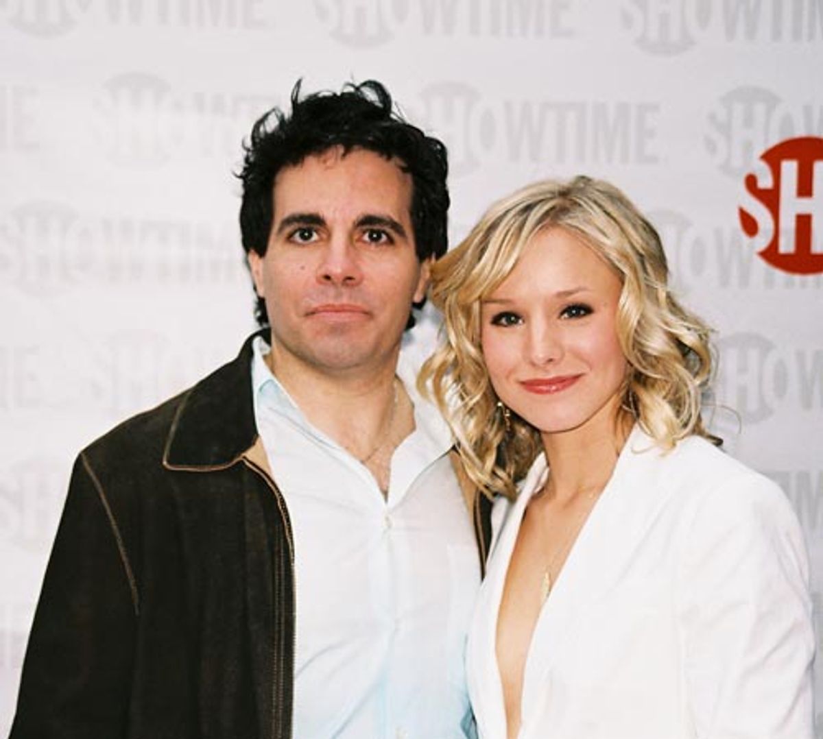 Mario Cantone and Kristen Bell  at 