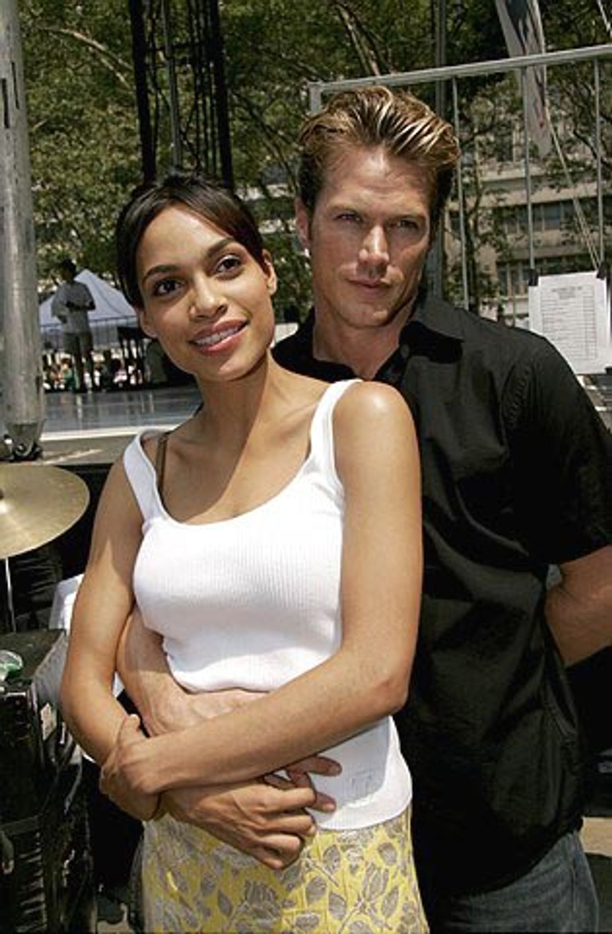 Rosario Dawson and Jason Lewis at 