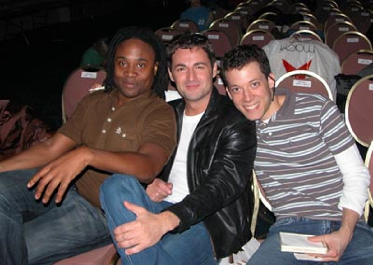 Billy Porter, Max von Essen and John Tartaglia at 