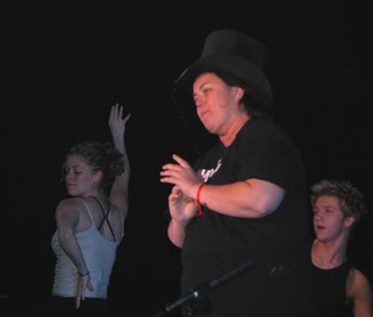 Rosie O'Donnell rehearsing Magic To Do...  at 
