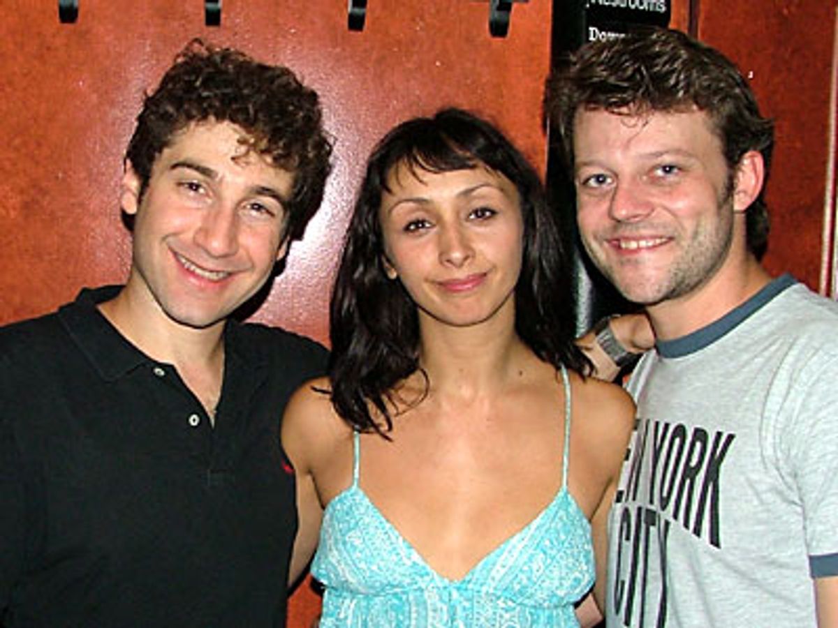 Director Scott Schwartz with his stars, Natascia and Jeremy at 