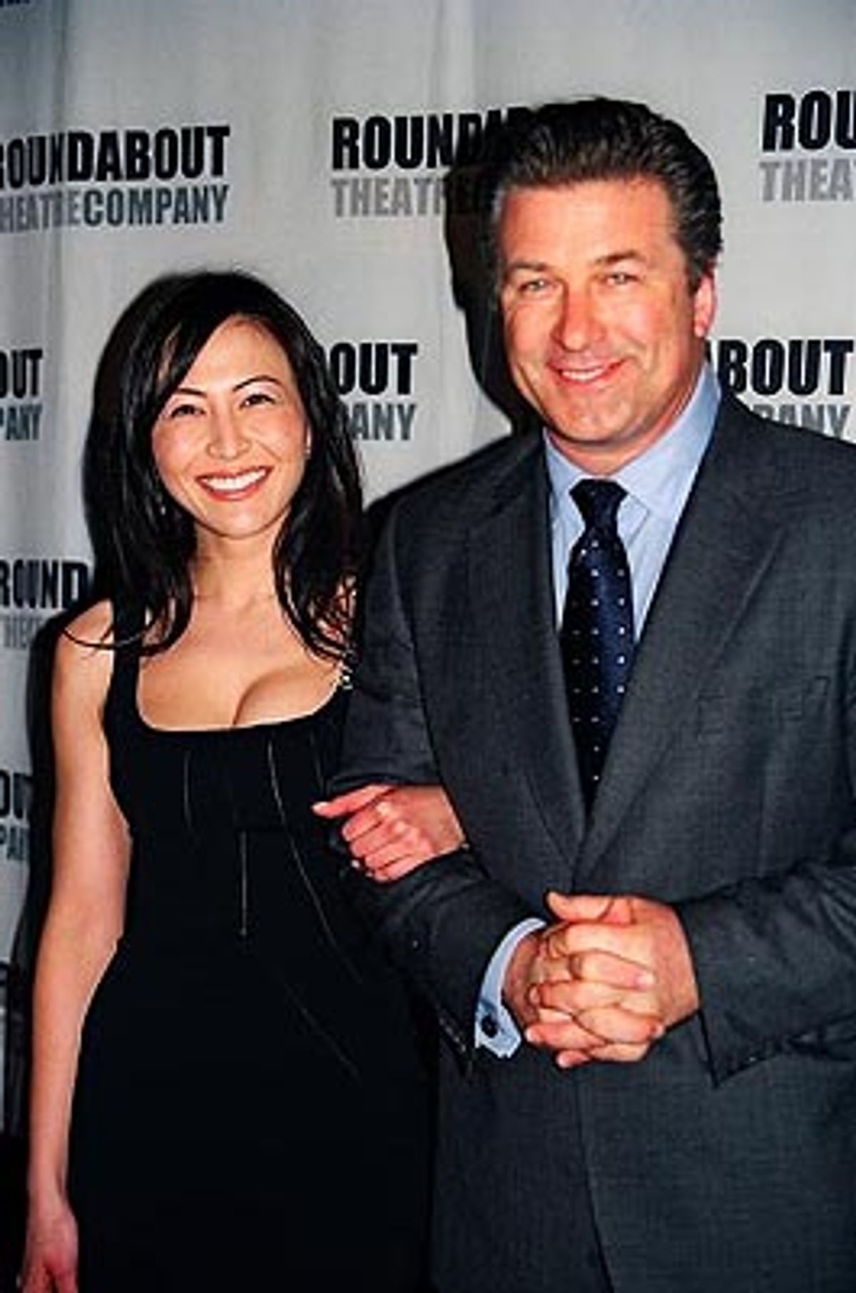 
Alec Baldwin ('Twentieth Century' A Roundabout Theatre Production) and girlfriend Nicole Seidel  at 