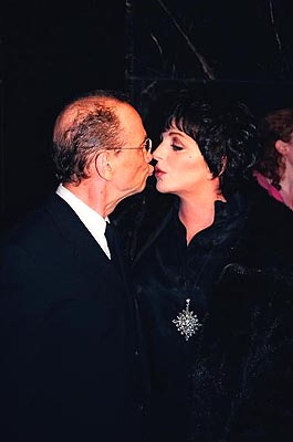 Joel and Liza share a kiss!  at 