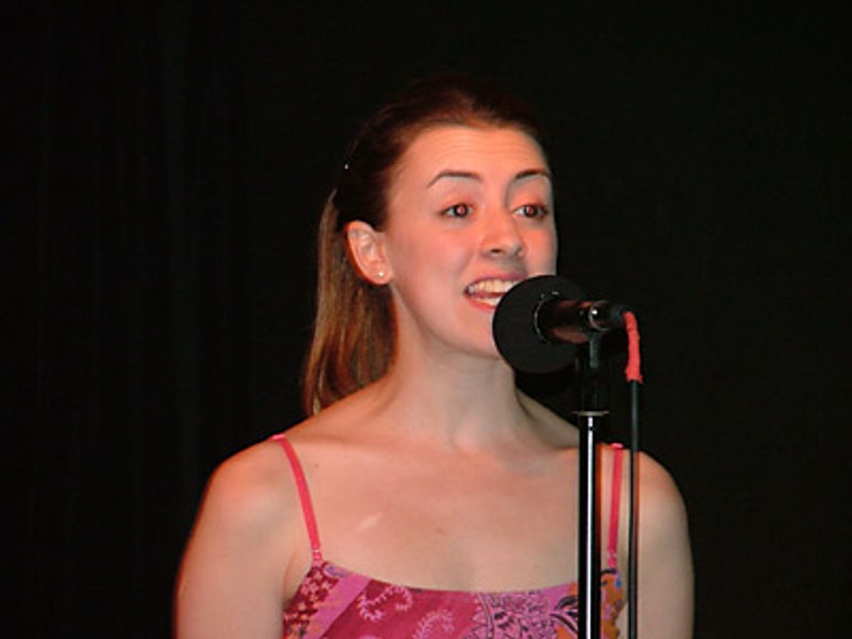 Kate during rehearsals at 