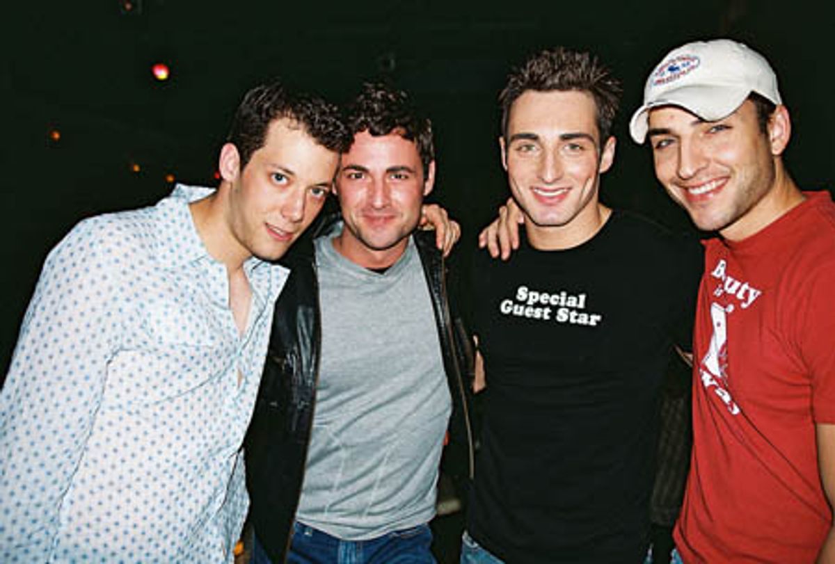 John Tartaglia, Max von Essen, Scott Nevins and Matthew Smith at 