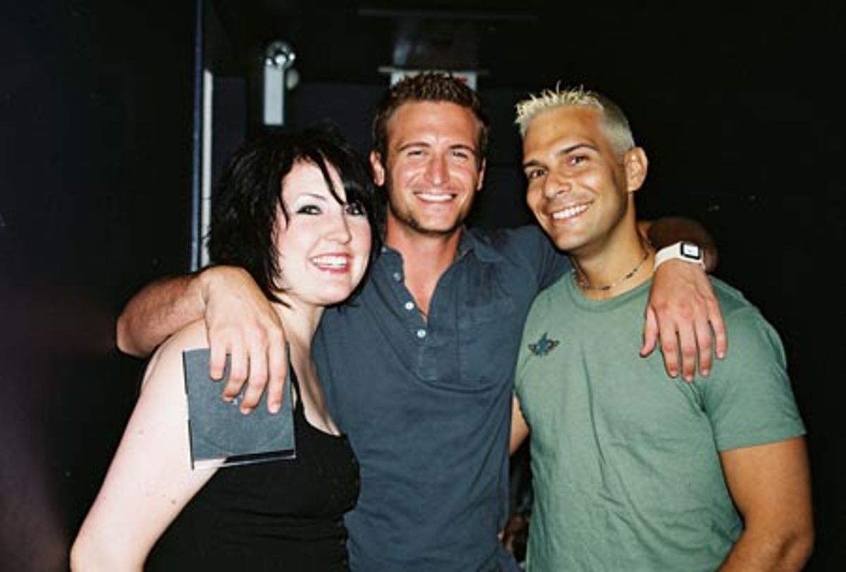 Natalie Joy Johnson, John Hill and Adam Sank at 