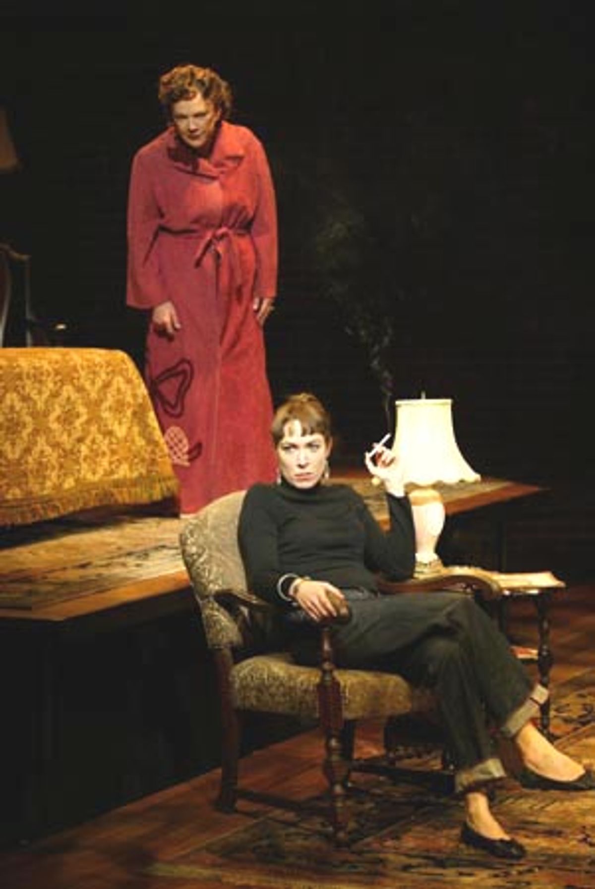 Beth Fowler and Elizabeth Marvel in Atlanticâ€™s world premiere of â€œA Second Hand Memory,â€ written and directed by Woody Allen. at 