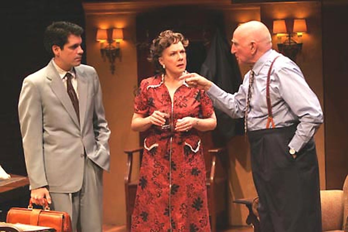 Nicky Katt, Beth Fowler, and Dominic Chianese in Atlanticâ€™s world premiere of â€œA Second Hand Memory,â€ written and directed by Woody Allen. at 