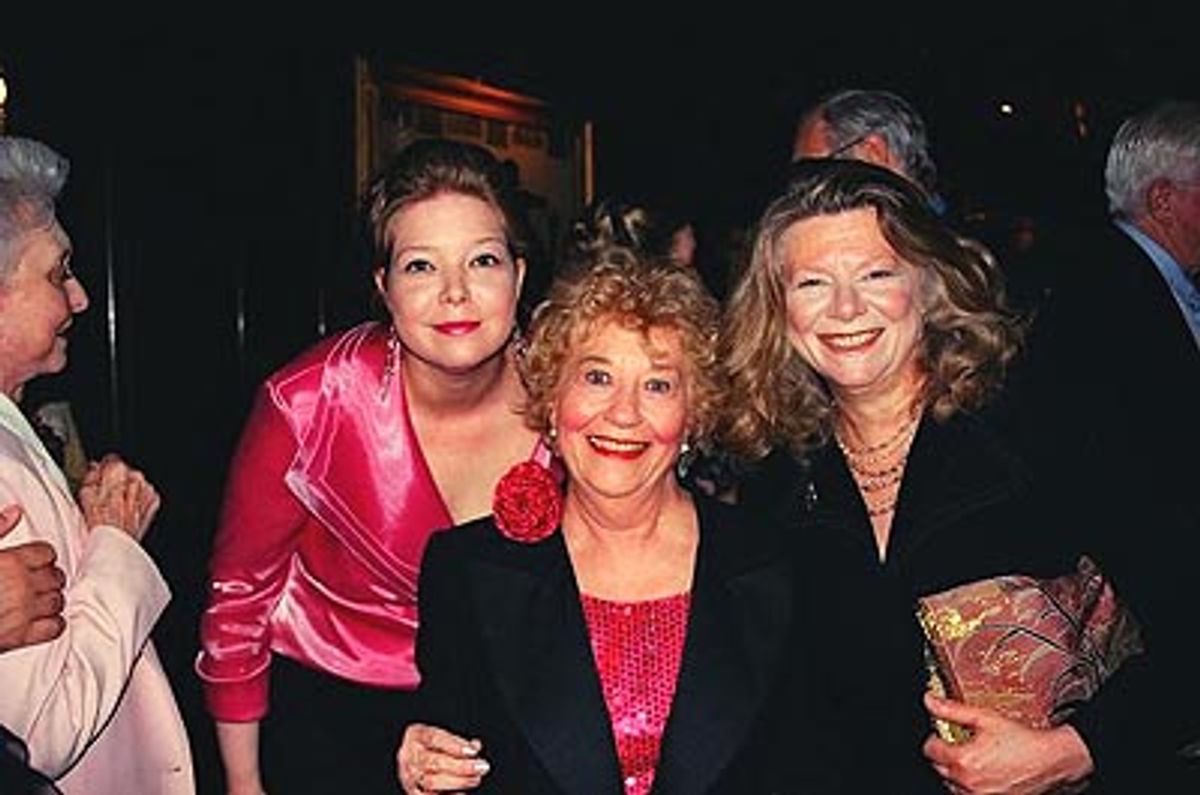 Maya Gottfried, Charlotte Rae and Jane Lahr (Burt Lahr's daughter and granddaughter)

 at 