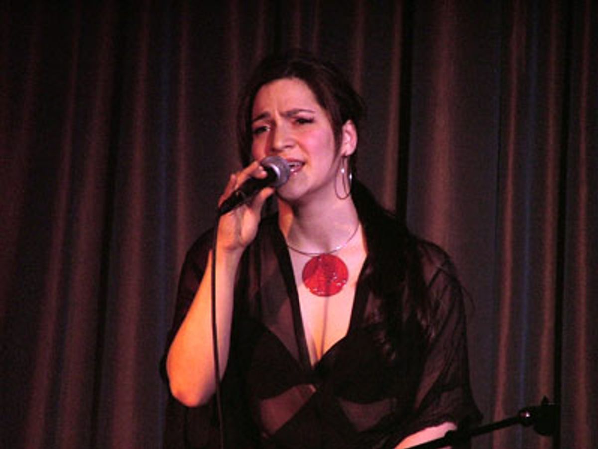 Hairspray's Shoshana Bean first wow'ed the crowd with
Coronet Man and followed it up with the soulful 'Home' at 