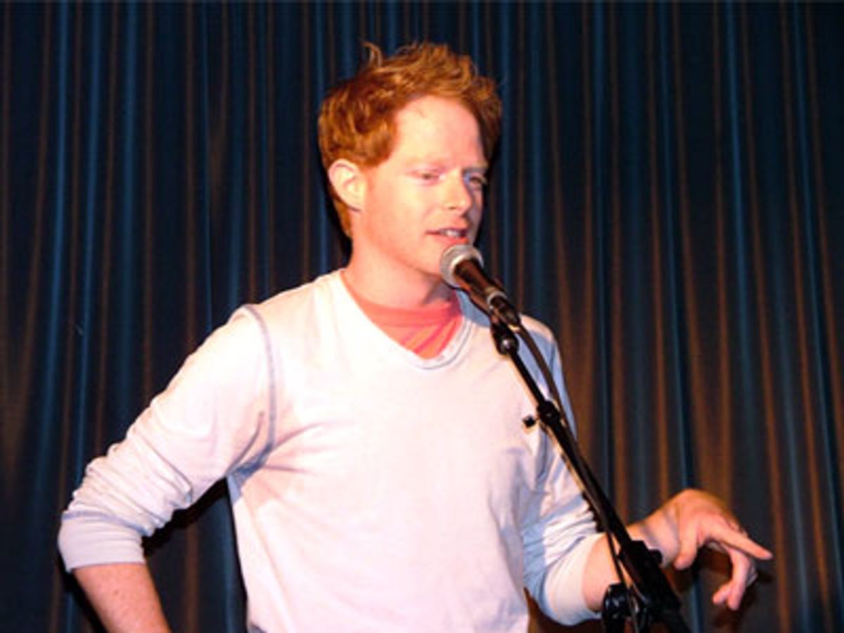 Before arriving at the Makor, Jesse went onto BroadwayWorld.com
and wanted to make sure the people posting in the 'Who's Going To
Kitchen Sink Tonight' thread were in the audience and they found
each other.
 at 