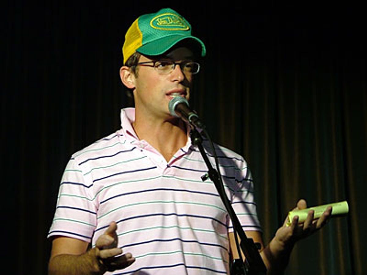 Geoffrey Soffer welcomes the sold-out crowd at Kitchen Sink — Volume 3