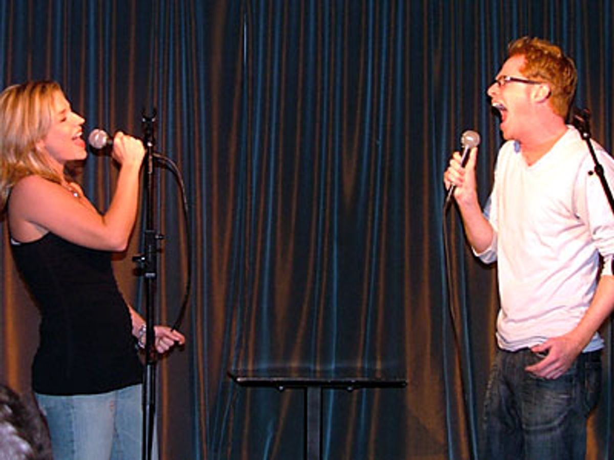 and then in front of the riveted crowd at 