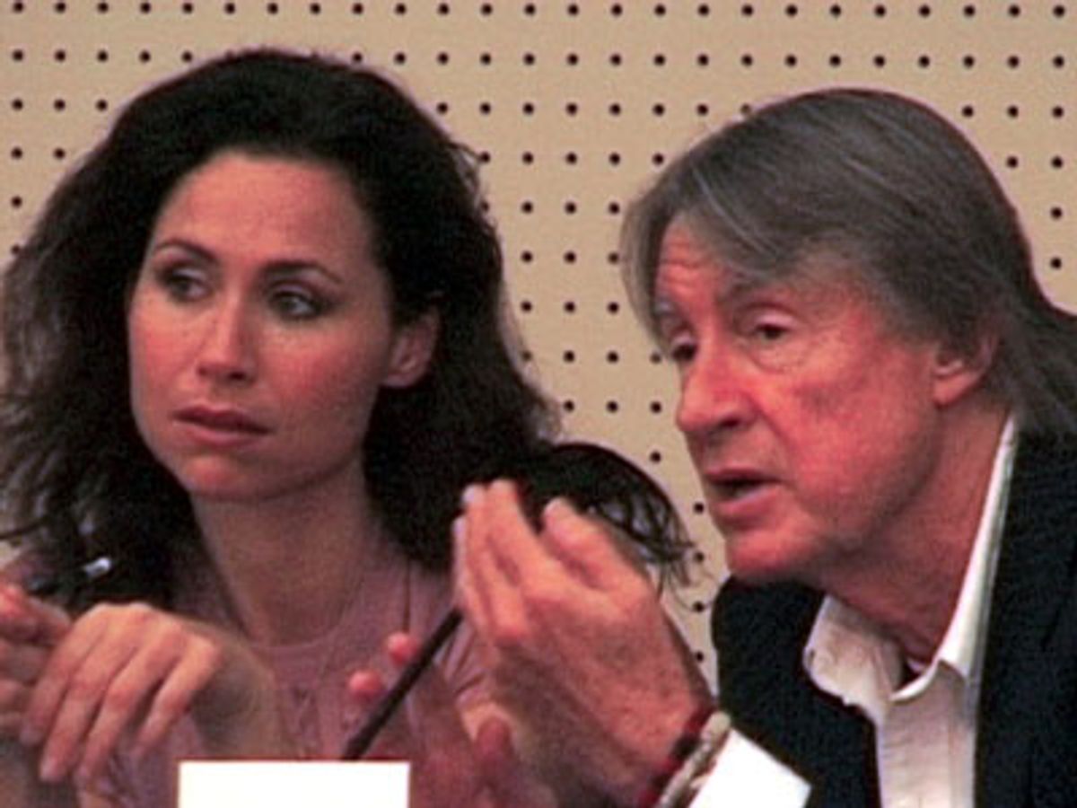 Minnie Driver and Joel at 