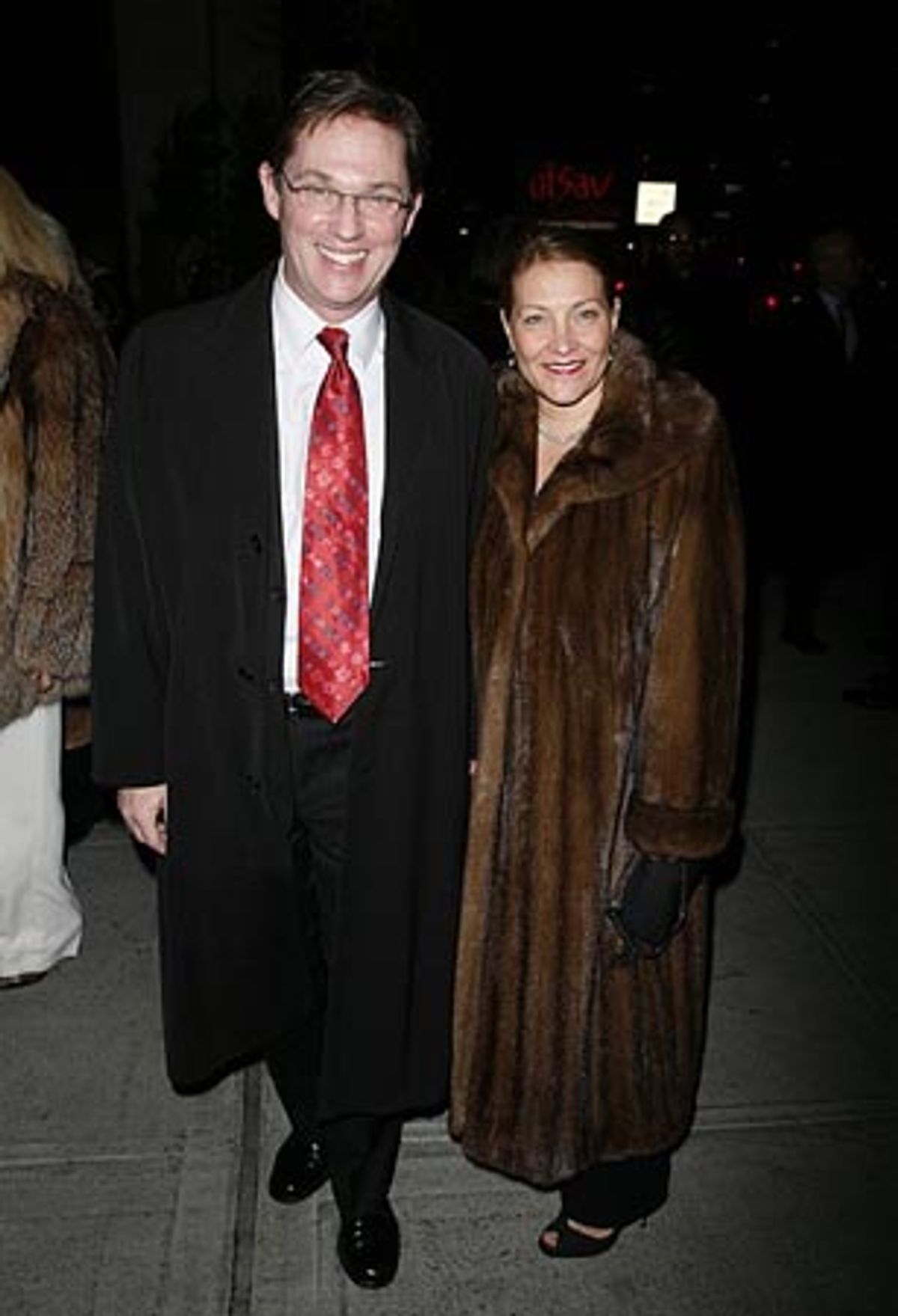 Richard Thomas and wife Georgiana Bischall at 