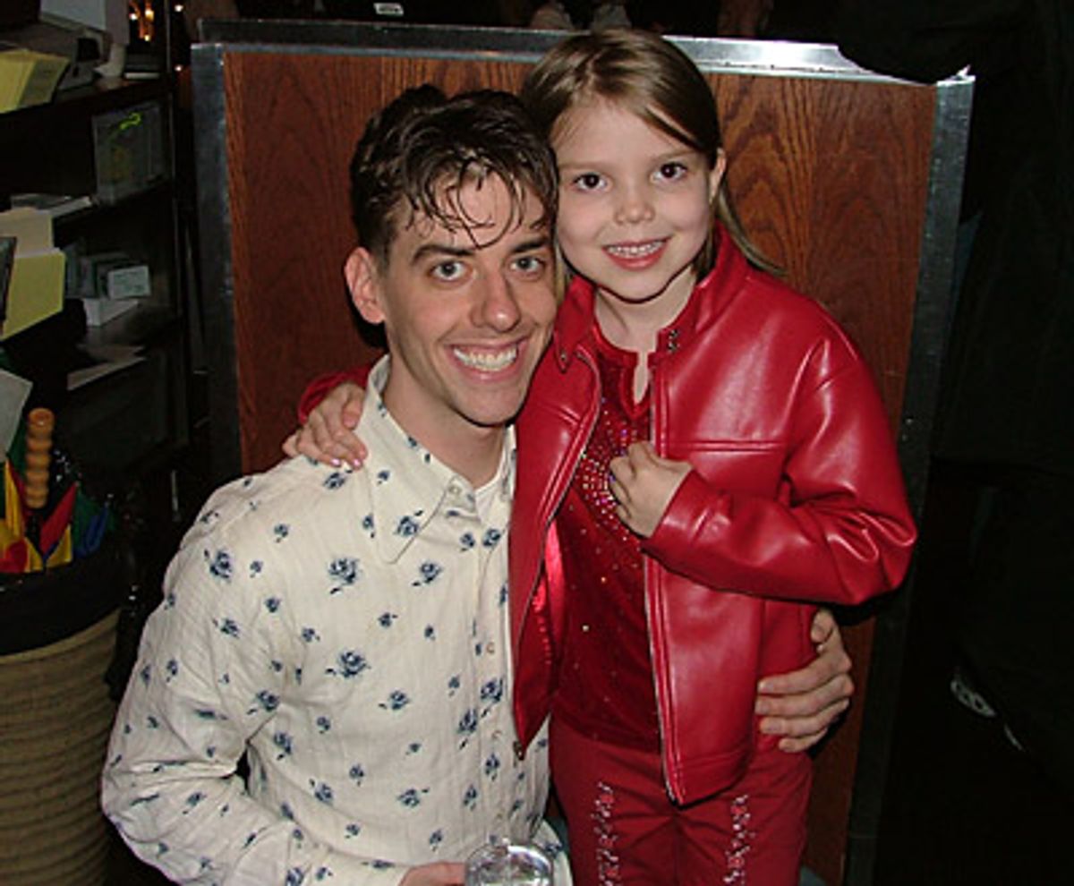 Christian Borle and McKinny Danger-James at 