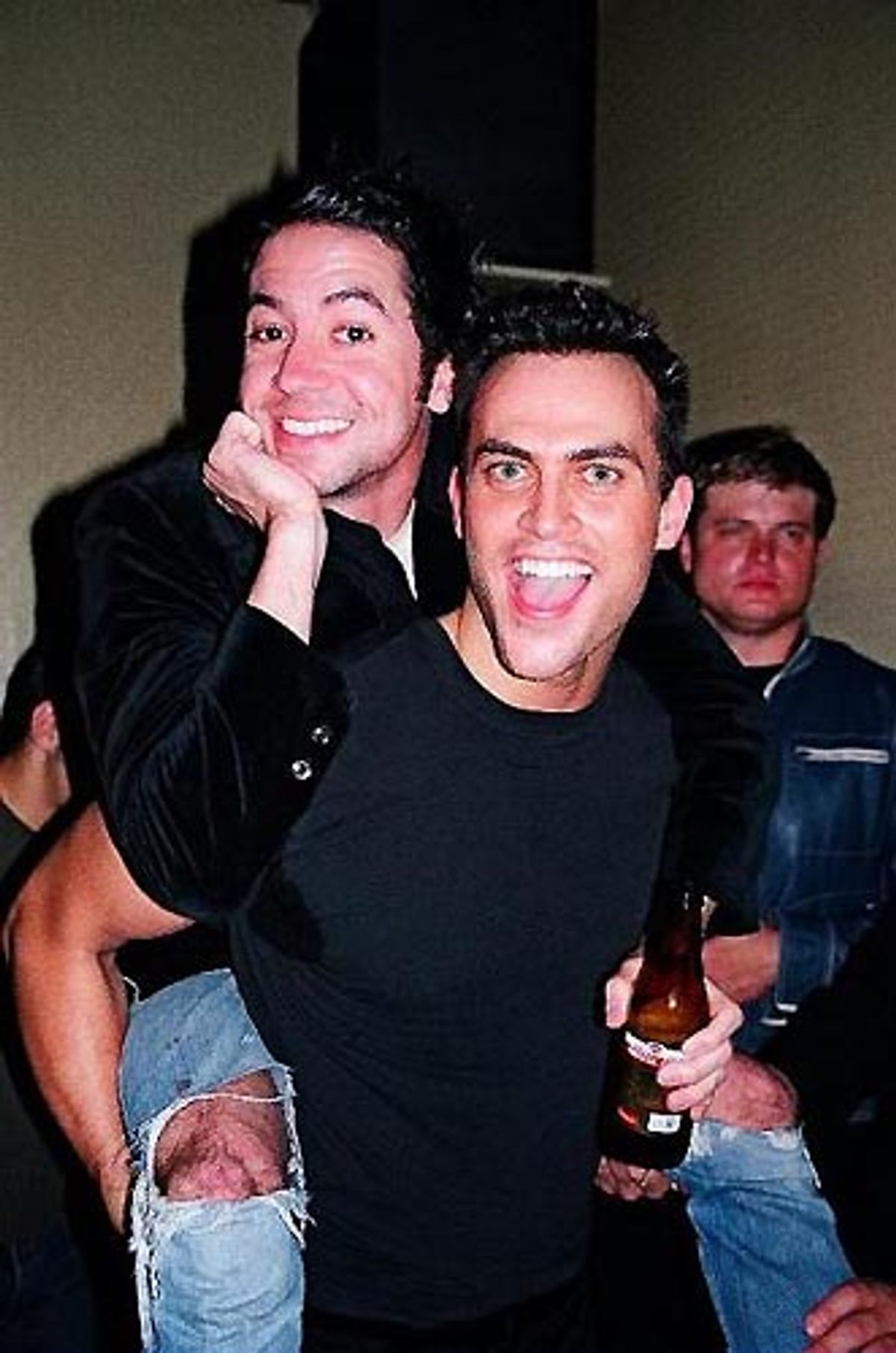 Cheyenne Jackson taking Scott for a ride! at 