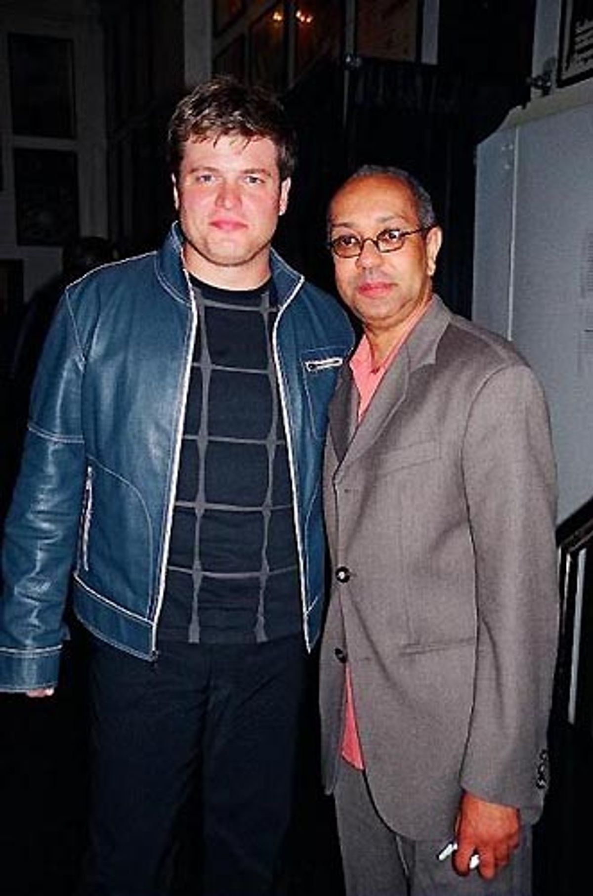 Rob Evan and George C. Wolfe at 