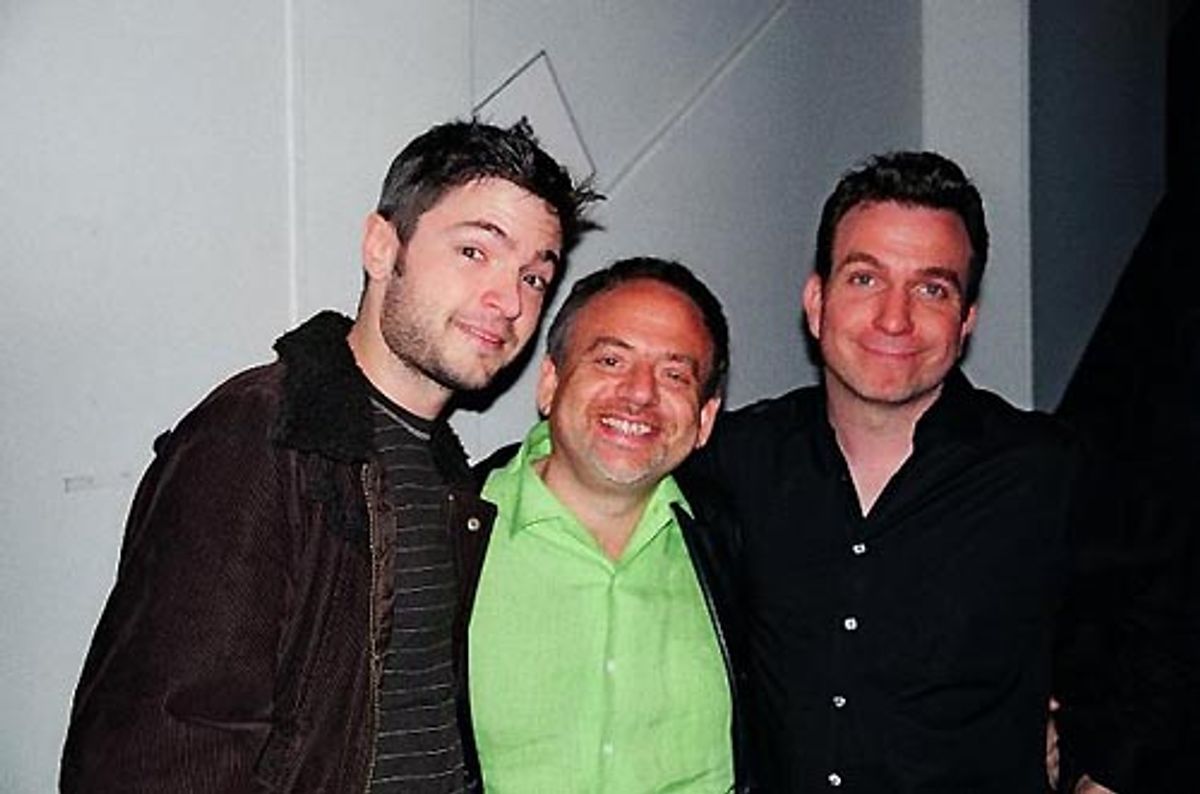 Lucian Piane, Marc Shaiman and Eddie Varley at 