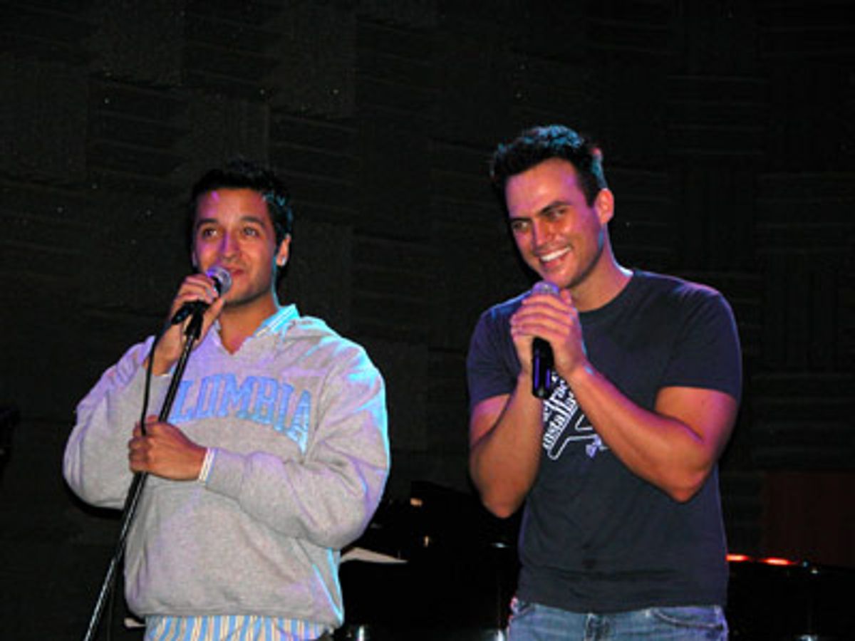 Jai and Cheyenne having fun with their duet at 