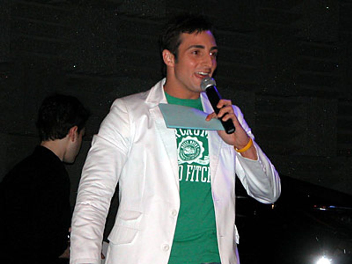 
Charming and witty host for the evening, Scott Nevins! at 