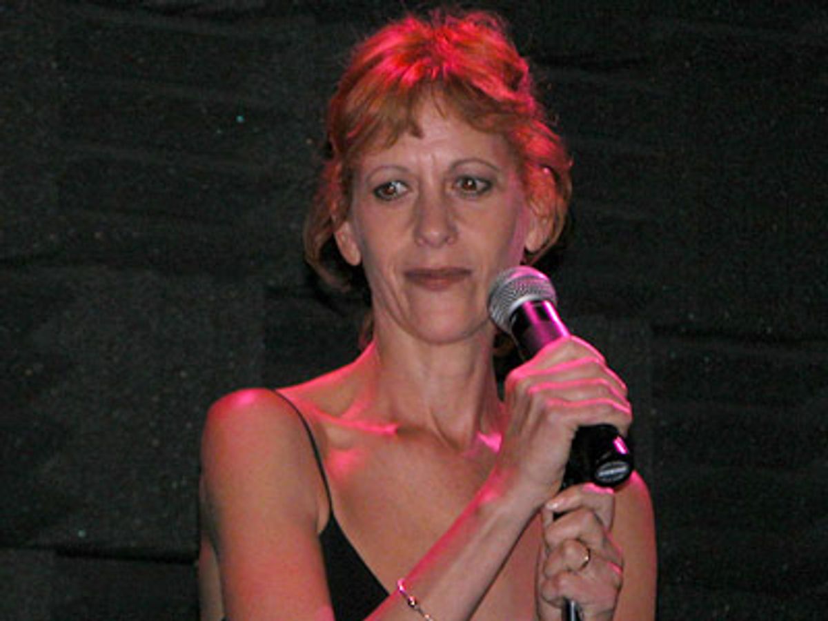 Making a surprise appearance (which had the crowd up
on their feet before she finished walking to the mic) was
the incomparable Ellen Greene! at 