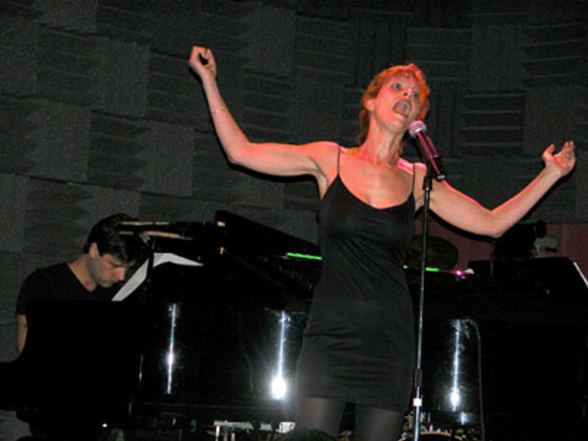 Act One ended with another standing ovation for Ellen which
went on..and on.. and on... at 