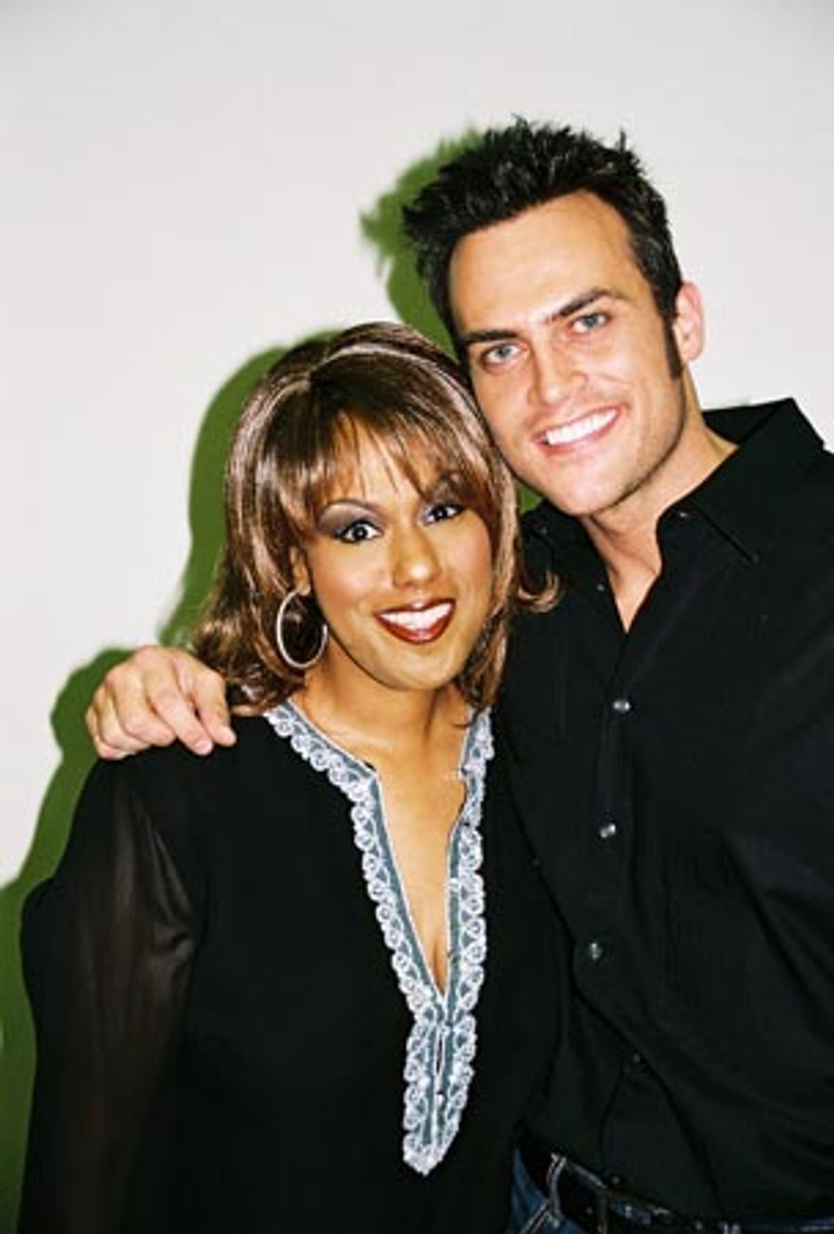 Jennifer Holliday (Standing Ovations 3 surprise guest star) and Cheyenne Jackson at 