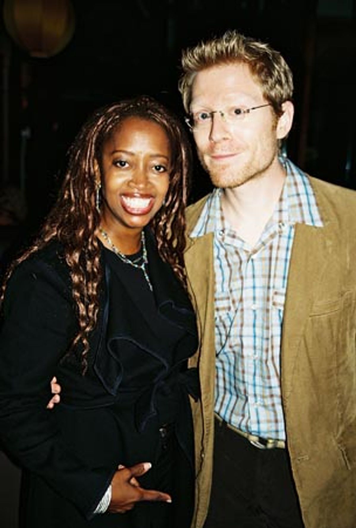 Jennifer Leigh Warren and Anthony Rapp at 