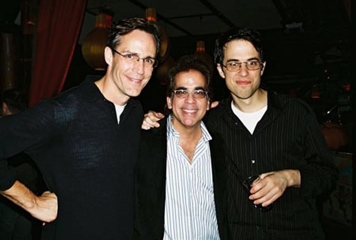 Howard McGillin, Richard Jay-Alexander and Musical Director Ben Toth at 