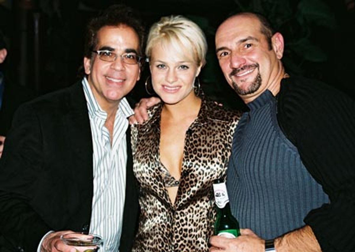 Richard Jay-Alexander, Nicolette Hart, and writer Eric Kornfeld at 