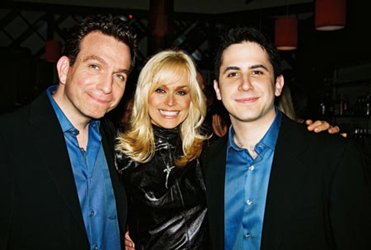 Standing Ovations IV co-Producer Eddie Varley, Catherine Hickland and Rob Diamond at 