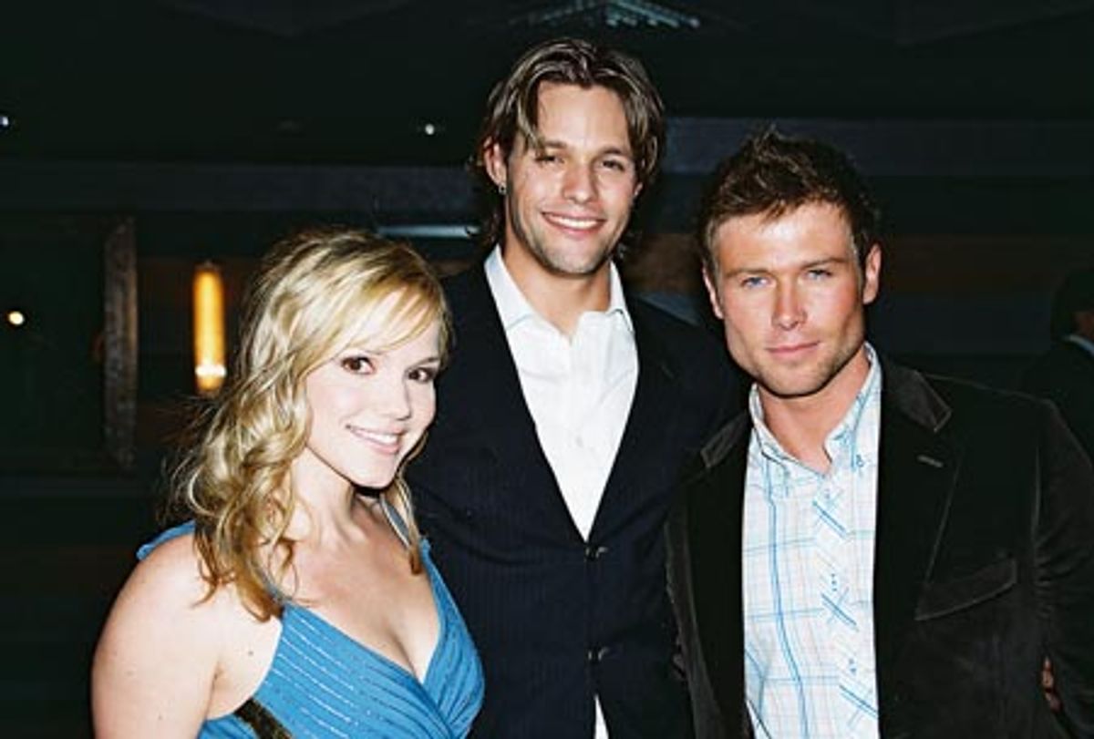 
Alexa Havins, Justin Bruening and Jacob Young

 at 