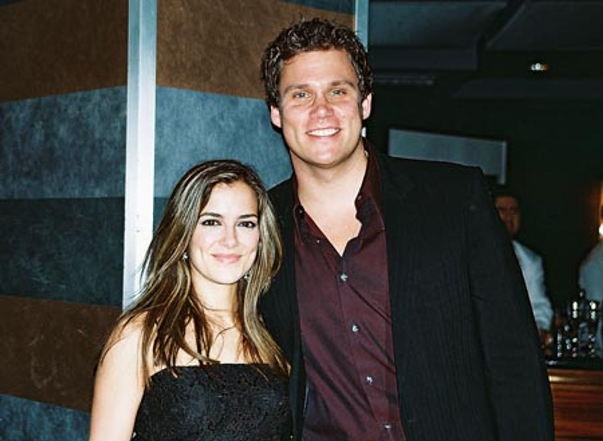 Rebecca Budig and husband Bob Guiney 


 at 
