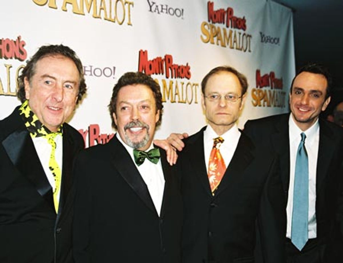 Eric Idle (Book, Lyrics and Music and original member of Monty Python), Tim Curry, David Hyde Pierce and Hanz Azaria  at 