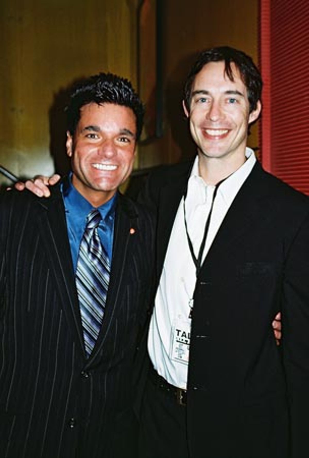 Dale Badway (Performed 'Lullaby of Broadway' as a tribute to Jerry Orbach) and Tom Cavanaugh at 