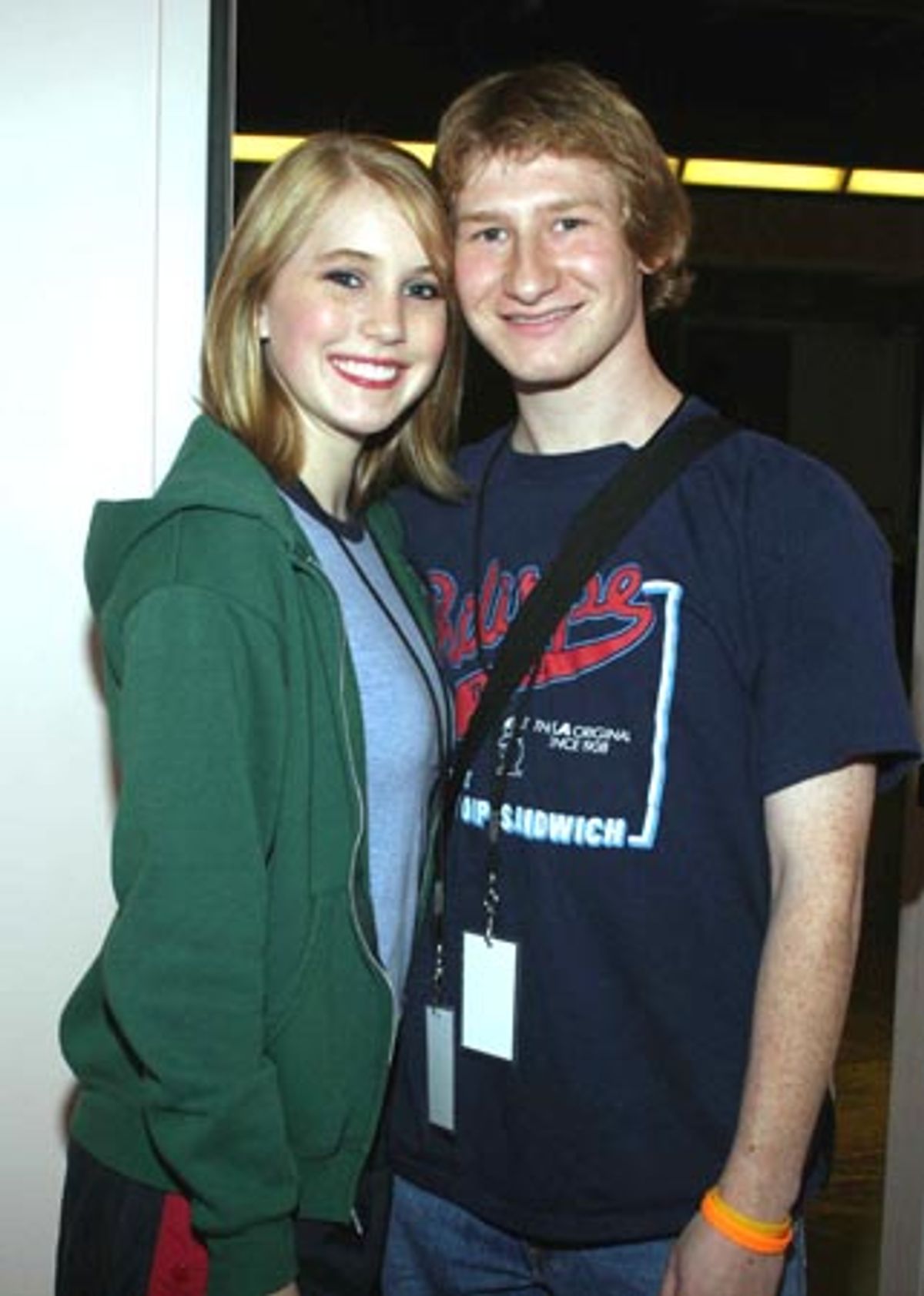 Meagan Smith and Adam Wylie  at 