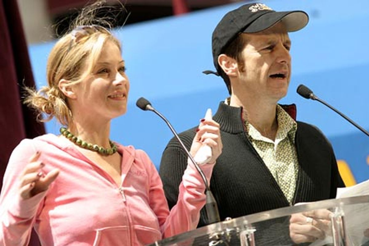 Christina Applegate and Dennis O'Hare of 'Sweet Charity' at 