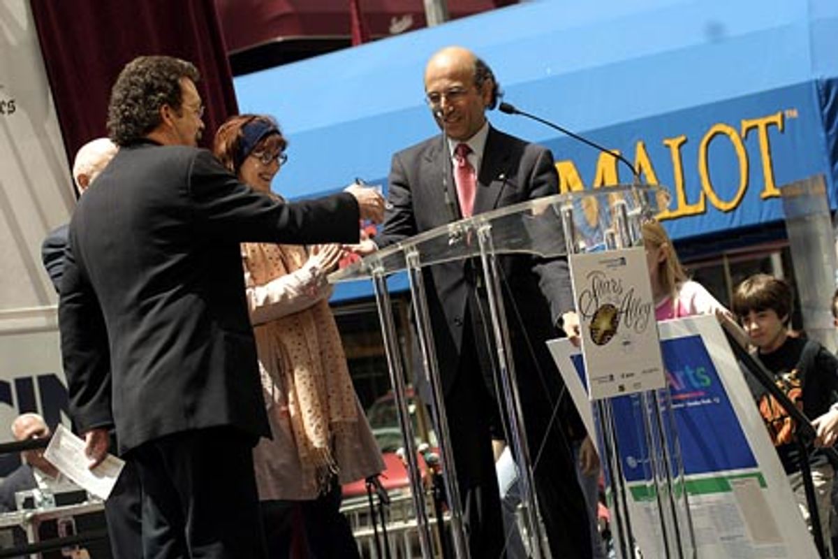 The award was accepted by Joel Klein (Chancellor, Department of Education for the City of New York) at 