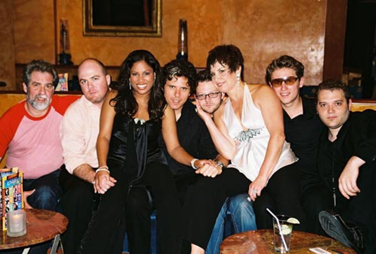 Steve Margoshes, Matt Zebrowski, Nicki Richards, Alex Skolnick, Jeremy Kushnier, Elaine Caswell, Mat Fieldes and Adam Ben-David at 