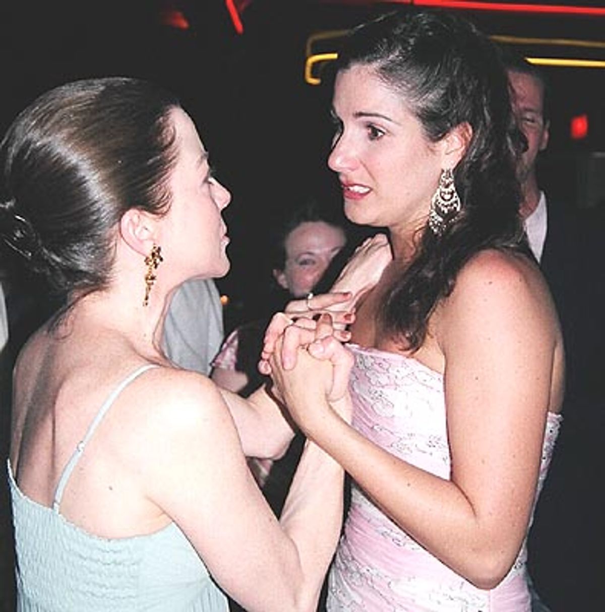 Fellow Oz Isabel Keating was also on hand for the show...  at 