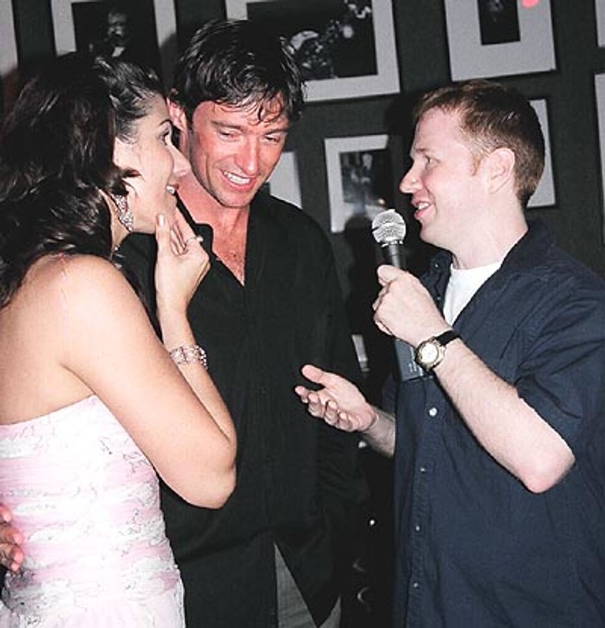 Stephanie and Hugh being interviewed by Ken Klieber of That's Kentertainment  at 