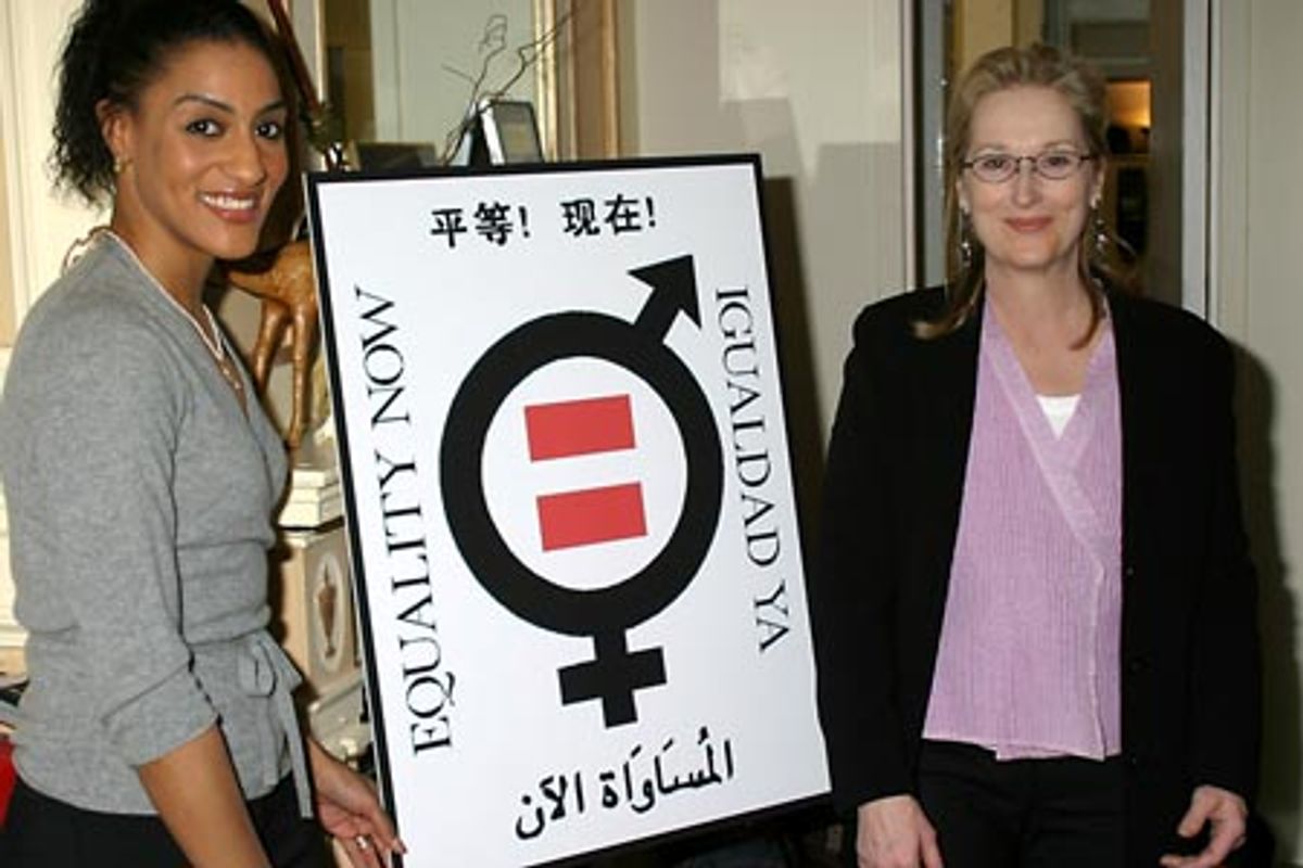 Sarah Jones and Meryl Streep at 