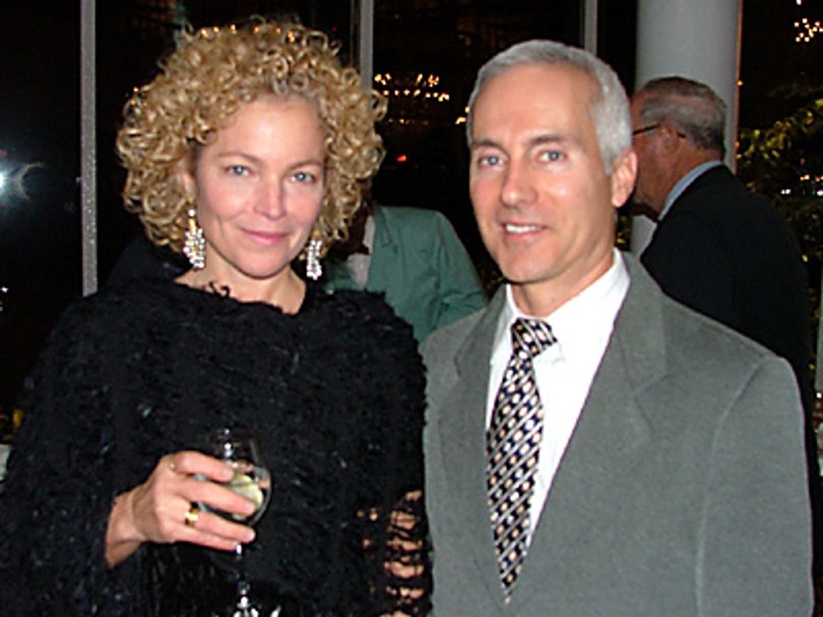 Amy Irving with Press Agent Tony Origlio at 