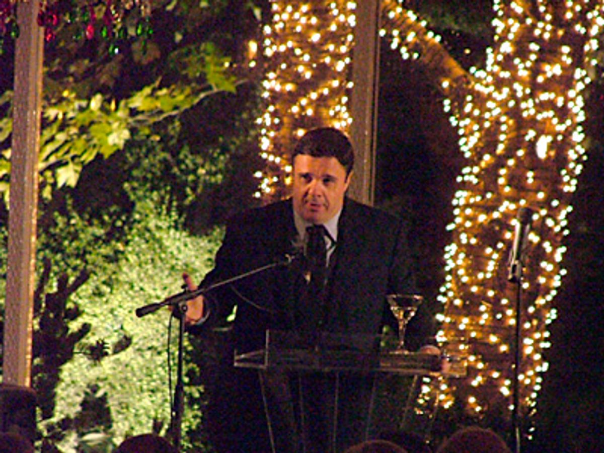 Nathan Lane introduces clips from 'The Producers: The Movie Musical' at 