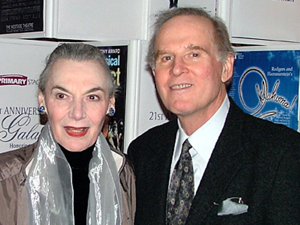 Marian Seldes and Charles Grodin at 