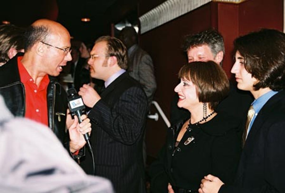 Richie Ridge (Broadway Beat) interviewing Patti LuPone at 