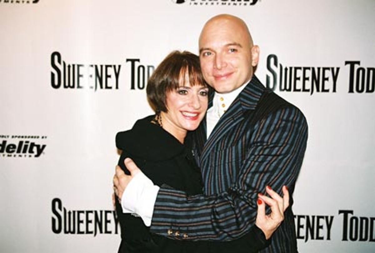 Patti LuPone and Michael Cerveris (Sweeney Todd) at 