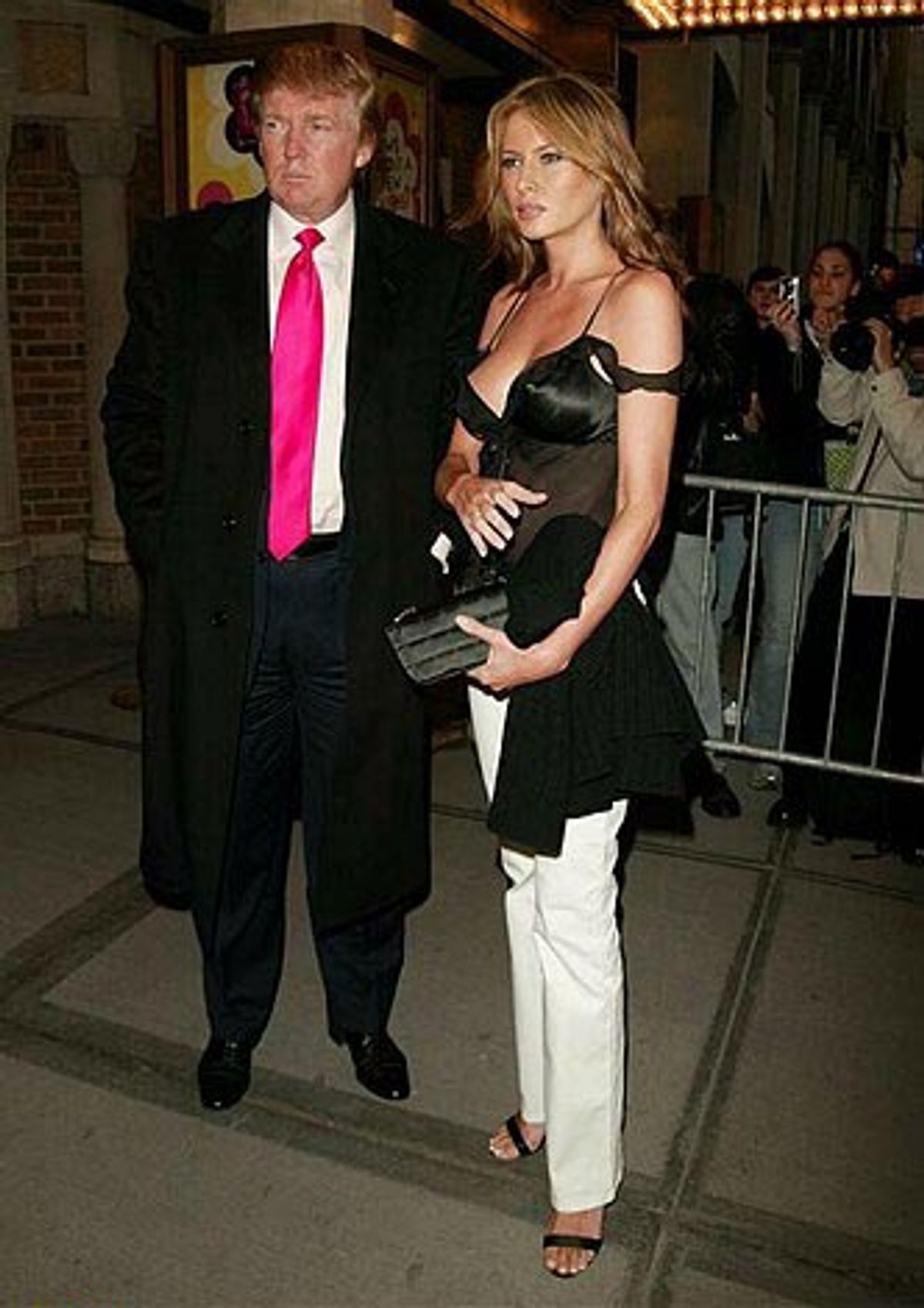 Donald Trump with his wife Melania Knauss Trump at 